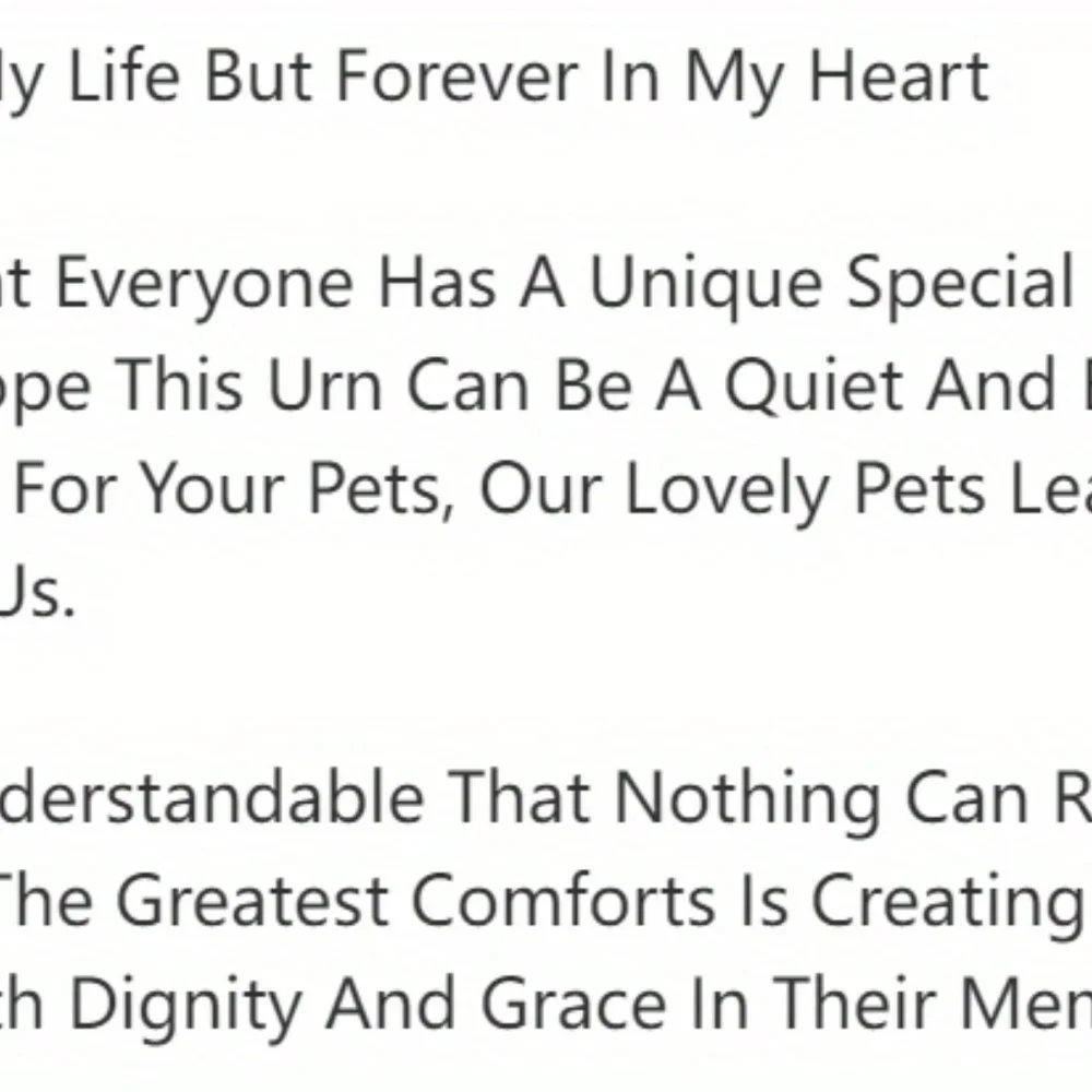 Pet Urns Wooden Pet Ashes Cat Dog Memorial U